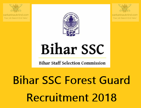 bihar ssc forest