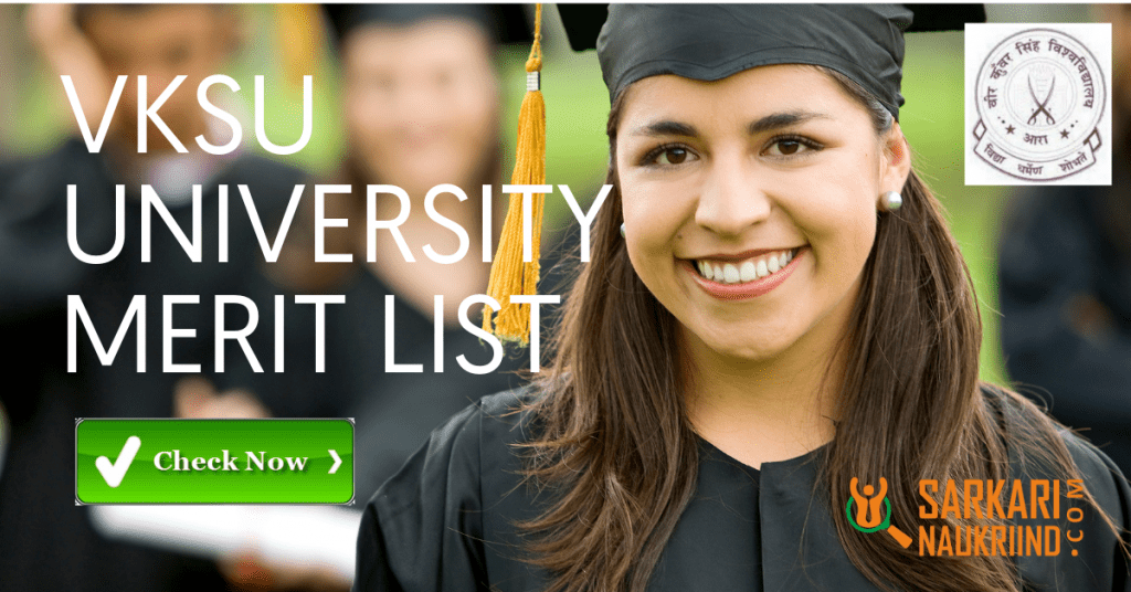 VKSU UNIVERSITY MERIT LIST