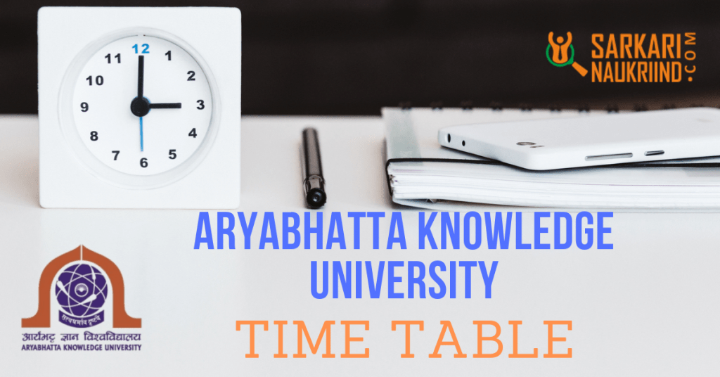 AKU Time Table