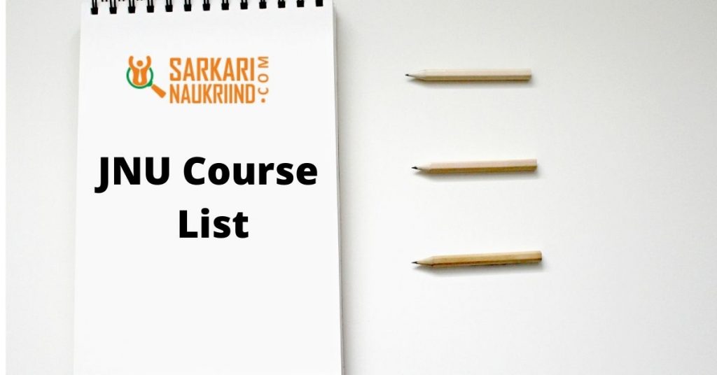 JNU Course List