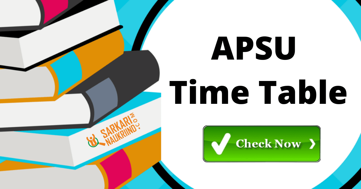 APSU Time Table