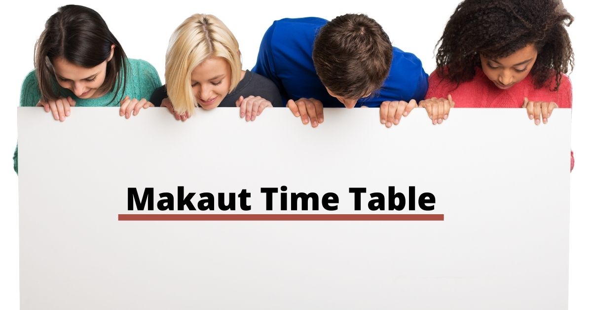 MAKAUT Time Table