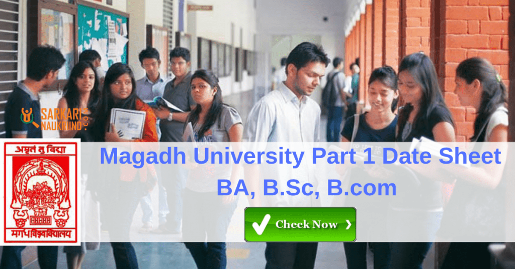 Magadh University Date Sheet