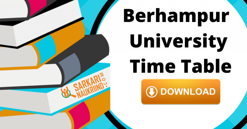 Berhampur University Time Table