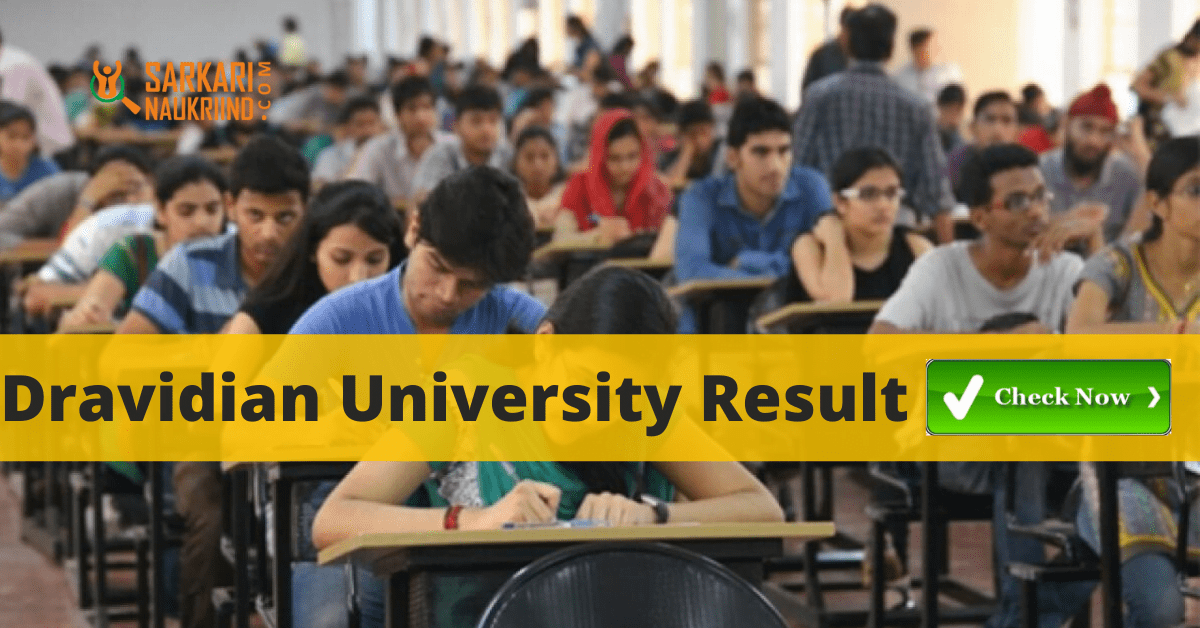 Dravidian University Result