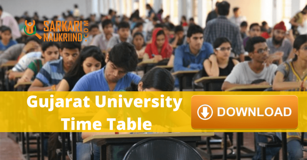 Gujarat University Time Table