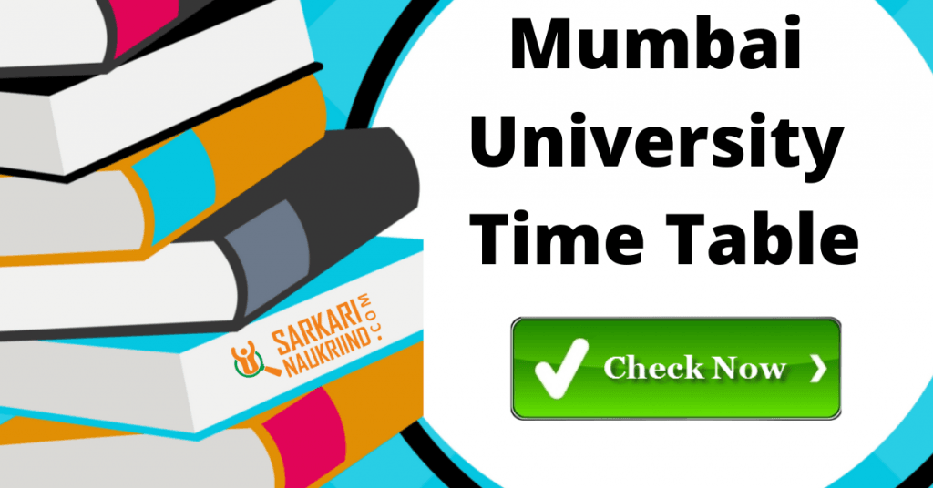 Mumbai University Time Table