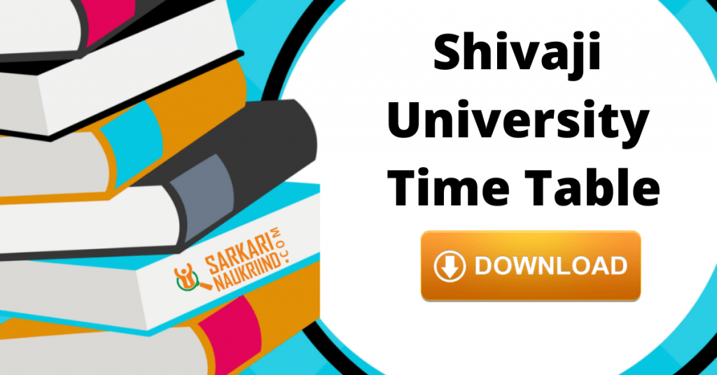 Shivaji University Time Table