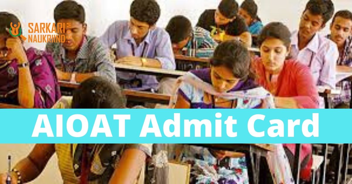 AIOAT Admit Card