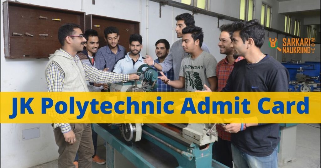 JK Polytechnic Admit Card