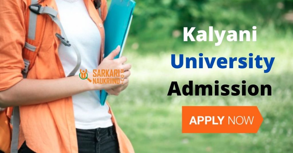 Kalyani University Admission