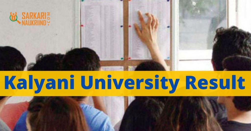 Kalyani University Result
