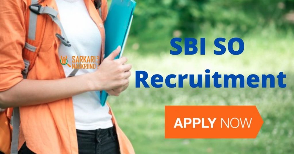 SBI SO Recruitment