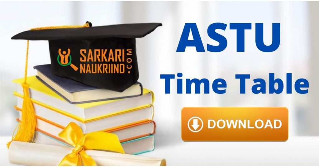 ASTU Time Table