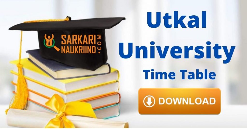 Utkal University Time Table