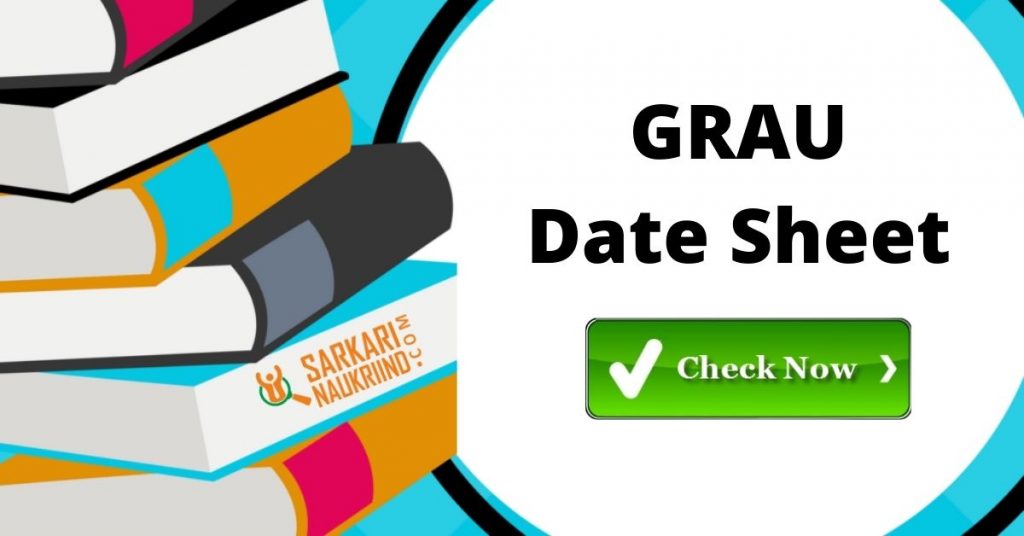 GRAU Date Sheet