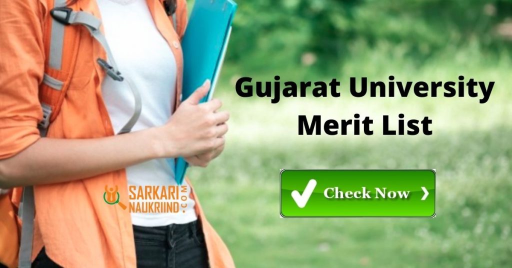 Gujarat University Merit List