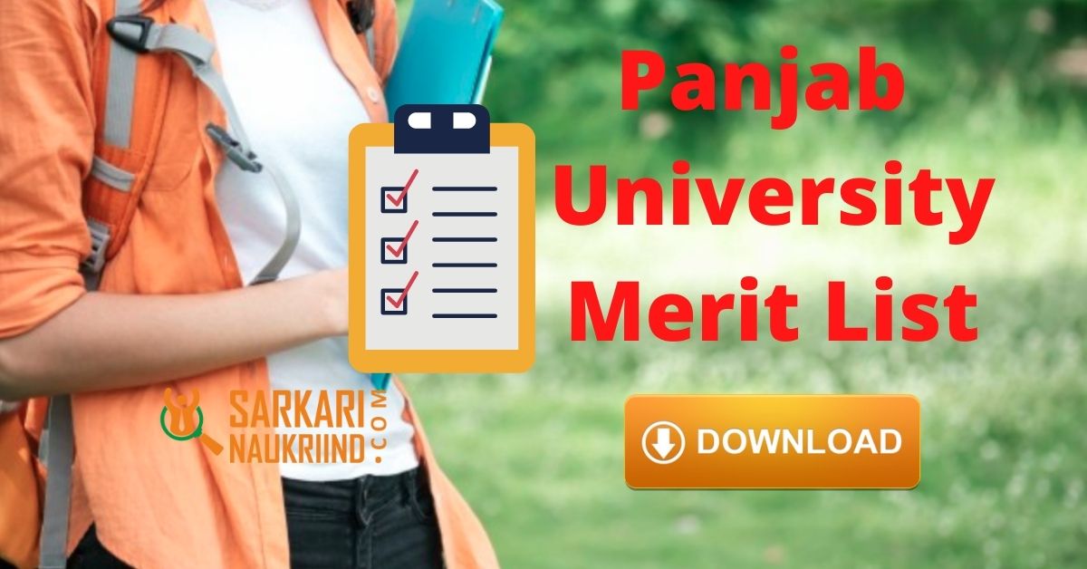 Panjab University Merit List