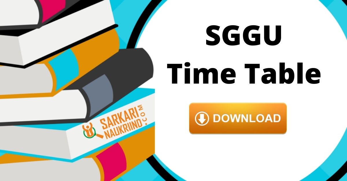 SGGU Time Table