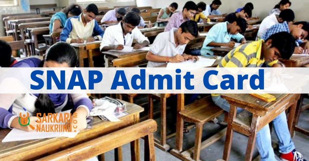 SNAP Admit Card