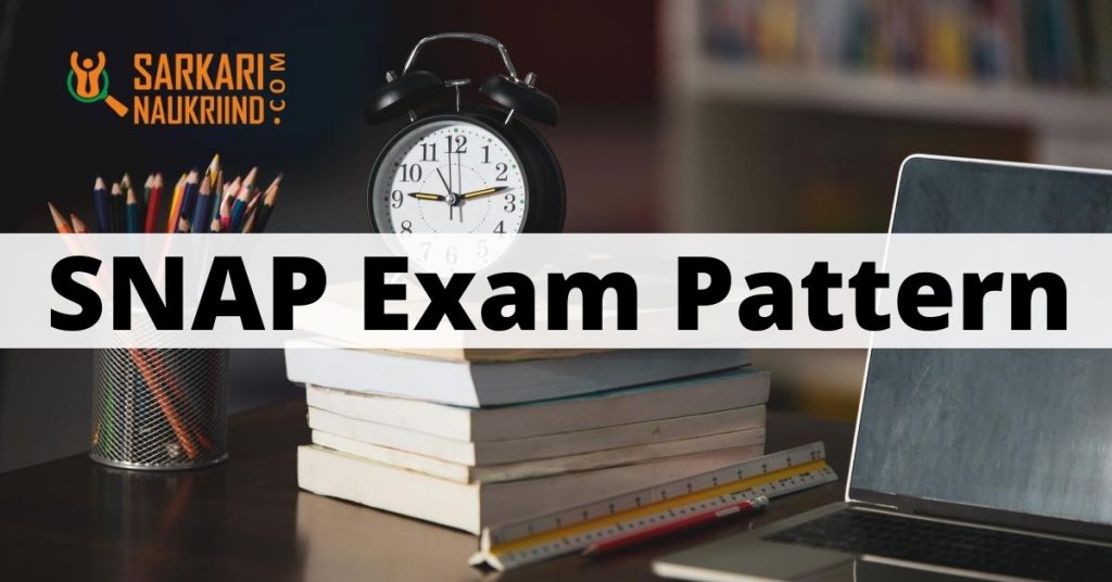 SNAP Exam Pattern