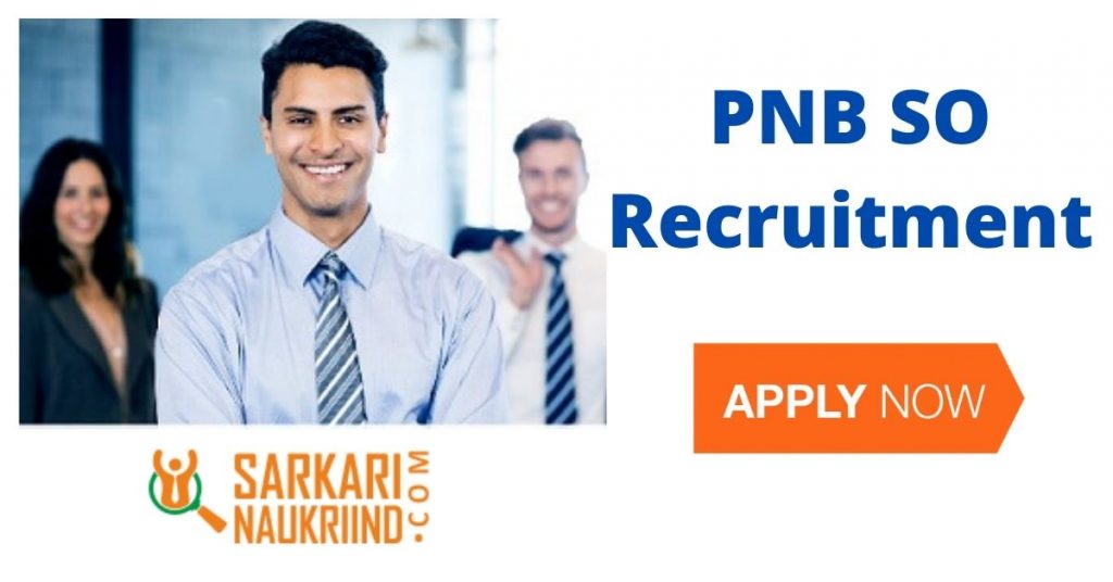 PNB SO Recruitment