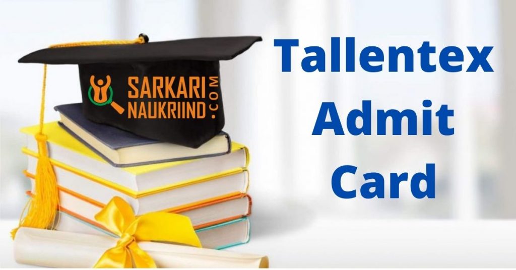 Tallentex Admit card