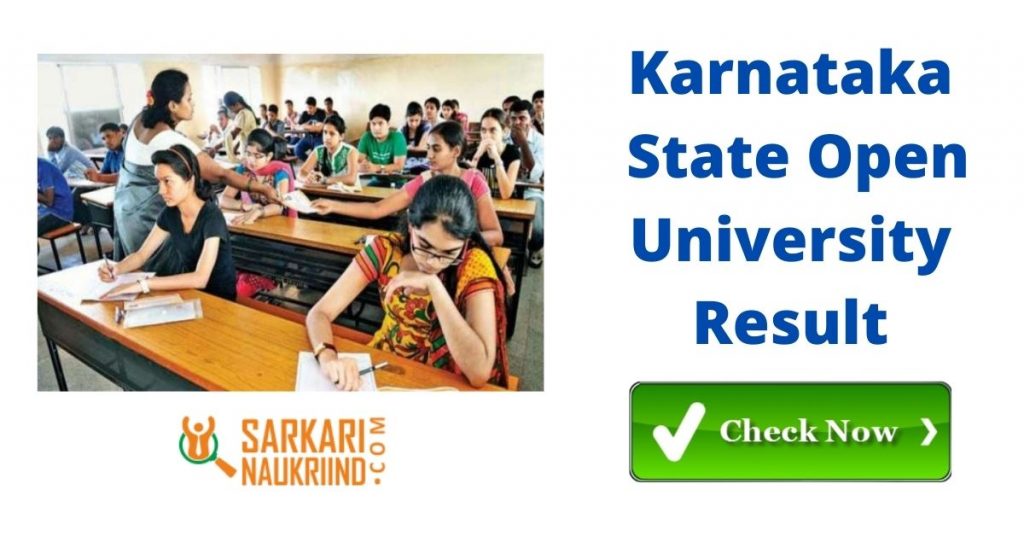Karnataka State Open University Result