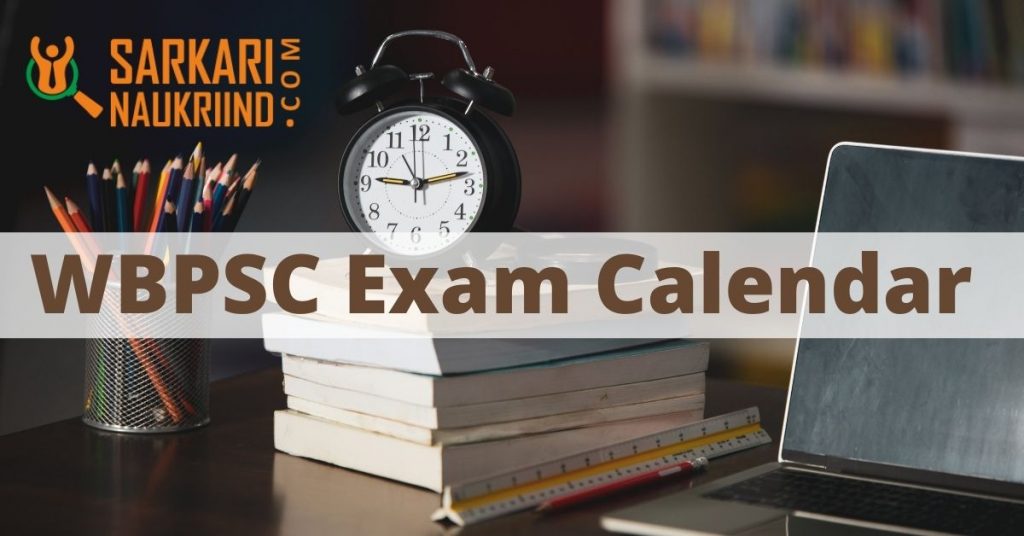 WBPSC Exam Calendar
