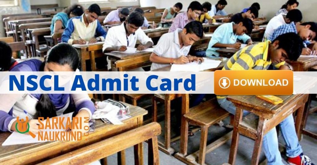 NSCL Admit Card