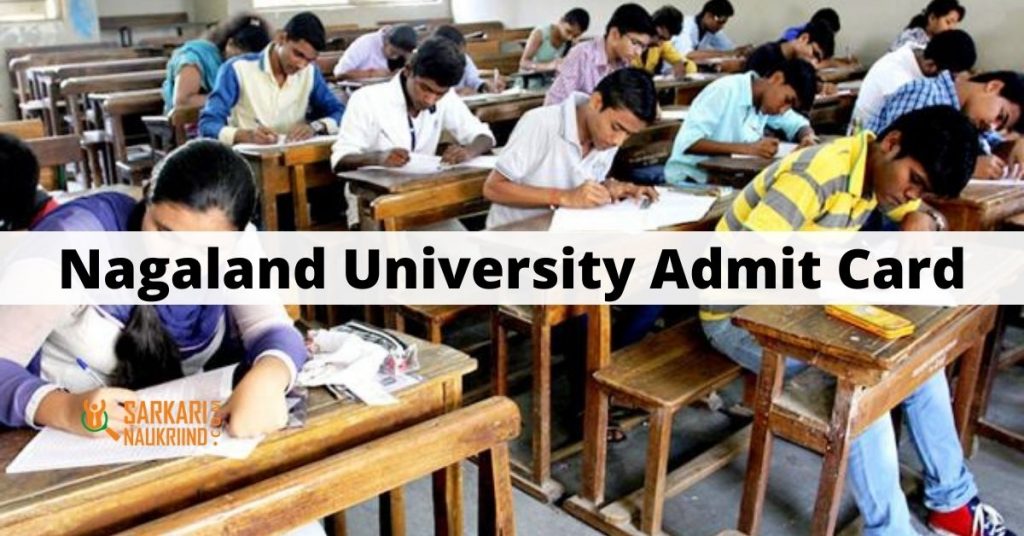 Nagaland University Admit Card