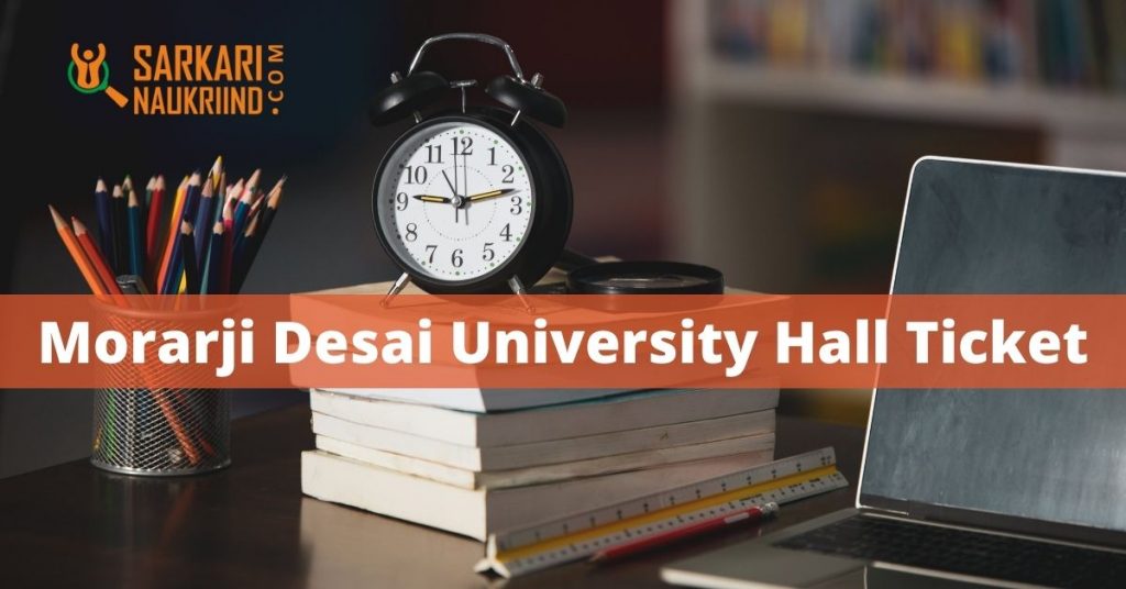 Morarji Desai University Hall Ticket