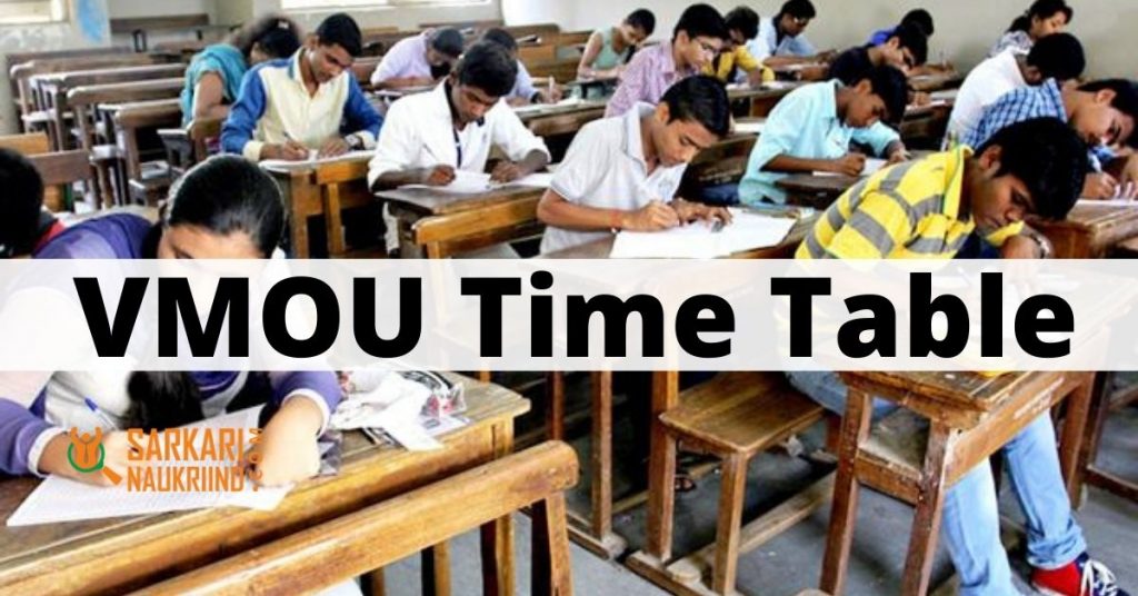 VMOU Time Table